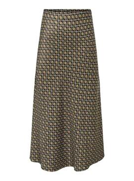 Gonna Only Jane stampata geometrica per donna