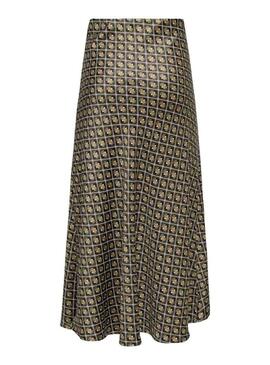 Gonna Only Jane stampata geometrica per donna