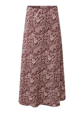 Gonna Only Jane stampata Pasley bordeaux per donna