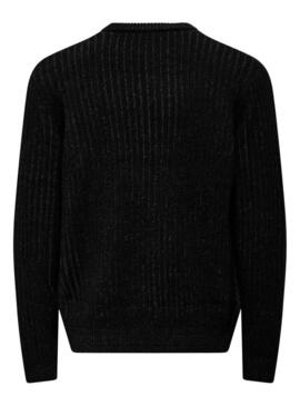 Maglione Only and Sons Michael nero mélange per uomo.