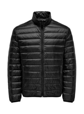 Giacca Only and Sons Noa trapuntata nera per uomo