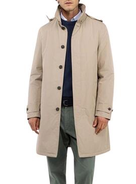 Trench El Ganso imbottito beige per uomo