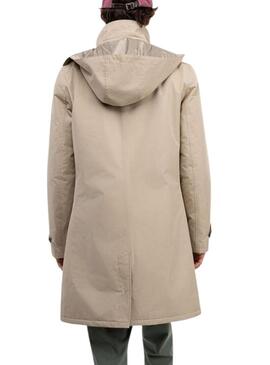 Trench El Ganso imbottito beige per uomo