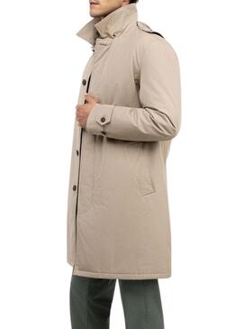 Trench El Ganso imbottito beige per uomo