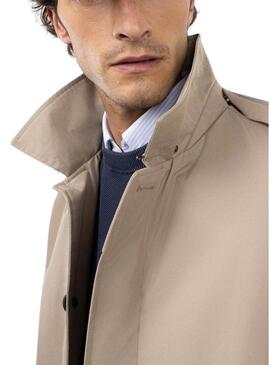 Trench El Ganso imbottito beige per uomo