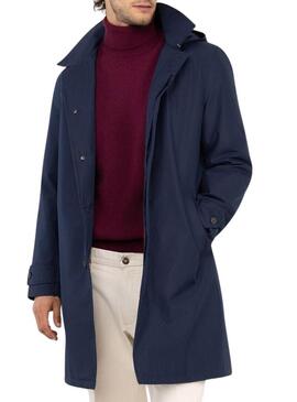 Cappotto imbottito blu marino El Ganso per uomo