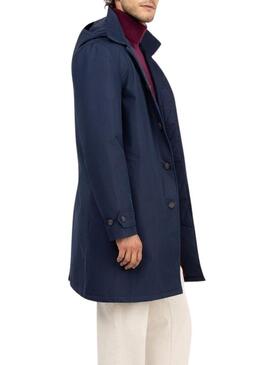 Cappotto imbottito blu marino El Ganso per uomo