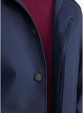 Cappotto imbottito blu marino El Ganso per uomo