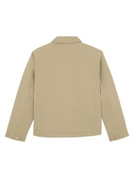 Giacca Dickies imbottita modello Eisenhower beige per uomo
