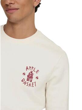 Felpa Only and Sons Kyrie bianca per uomo