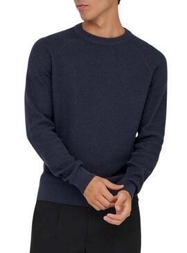 Maglia Only and Sons. Struttura marina per uomo.