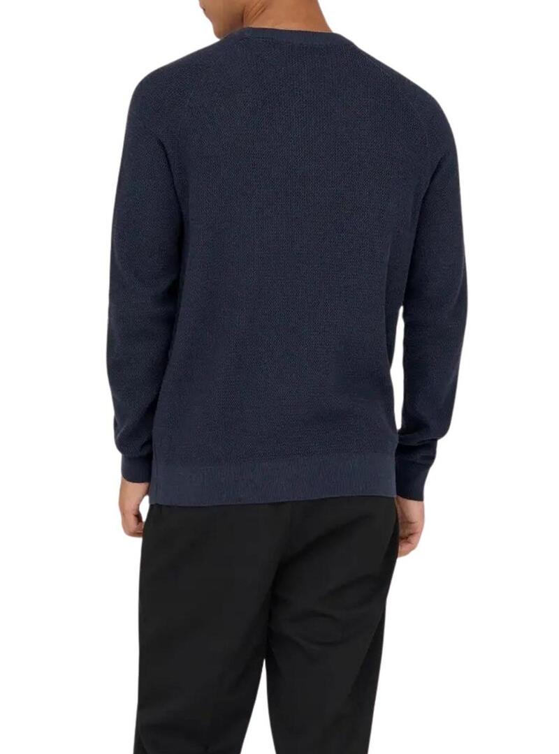 Maglia Only and Sons. Struttura marina per uomo.