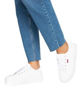 Sneaker Levis Tijuana Bianco Per Donna