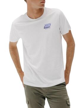 Maglietta El Pulpo Customs bianca per uomo