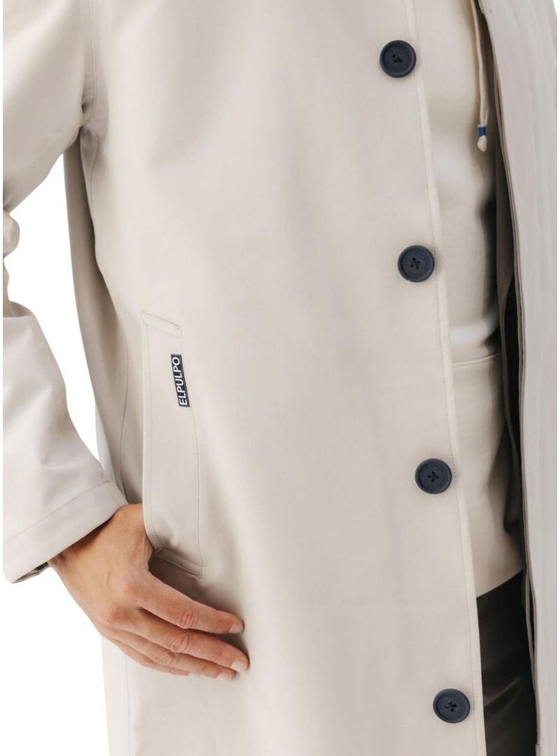 Trench El Pulpo ultraleggero Vostok beige per uomo