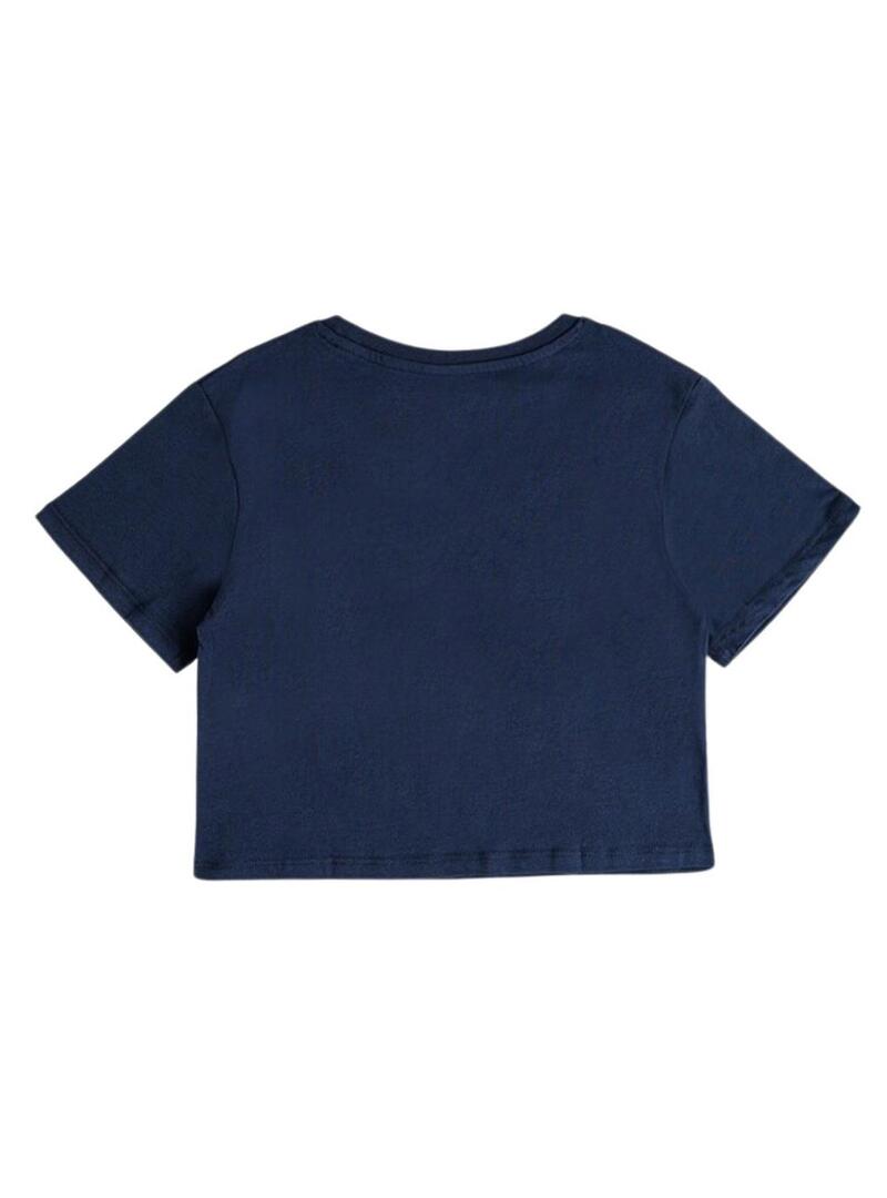 Maglietta Pepe Jeans Amanda blu scuro per bambina