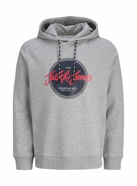 Felpa Jack and Jones Urban grigia per uomo
