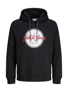 Felpa Jack and Jones Urban nera per uomo