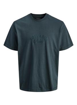 Maglietta Jack and Jones Bleecker verde per bambino.