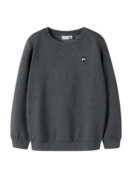 Felpa Name It Vimo grigia per bambino.