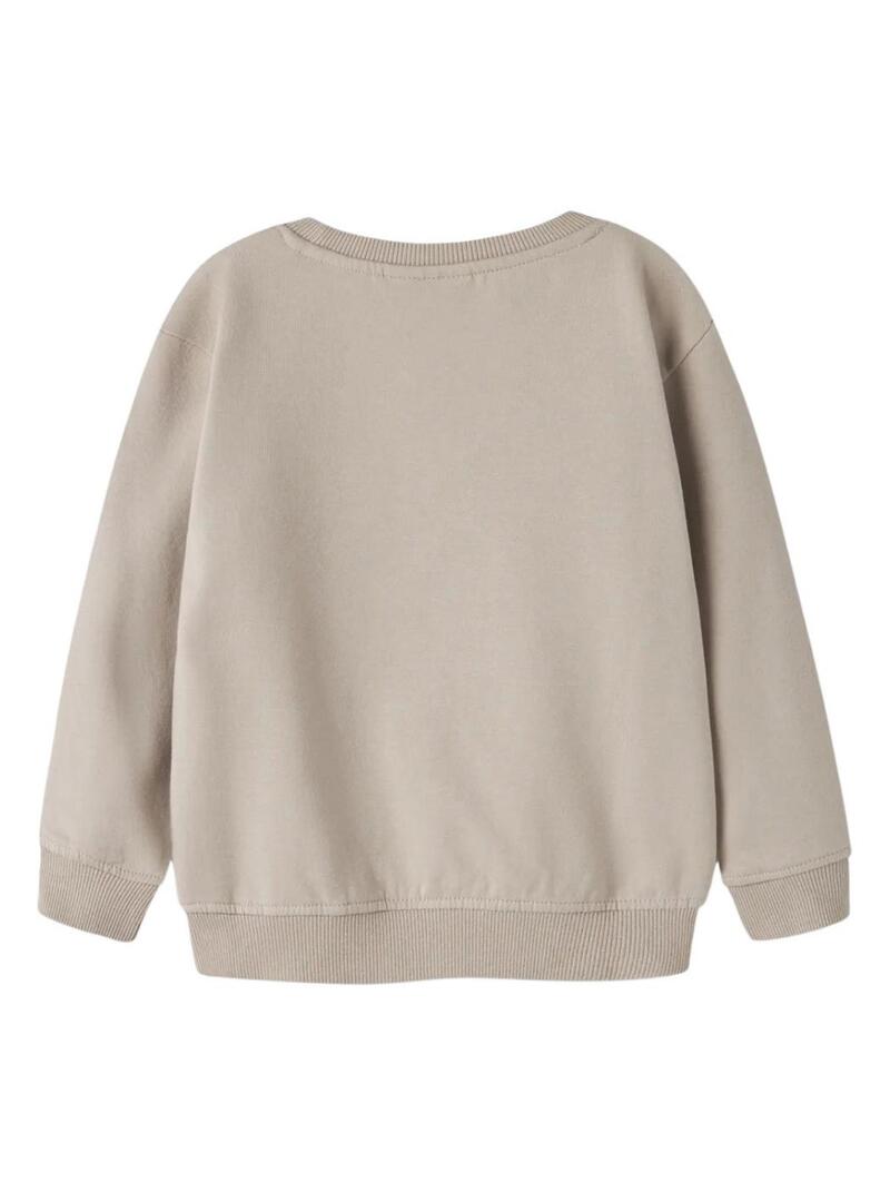 Felpa Name It Riguna beige per bambino