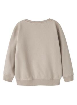 Felpa Name It Riguna beige per bambino