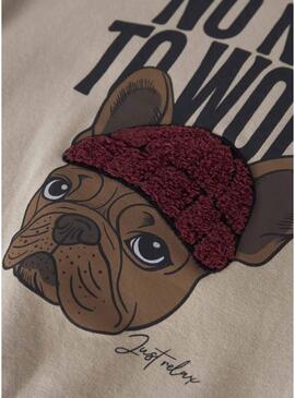 Felpa Name It Riguna beige per bambino