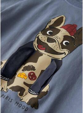 Maglietta Name It Rolf blu per bambino