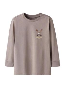 Maglietta Name It Mobay grigio talpa per bambino