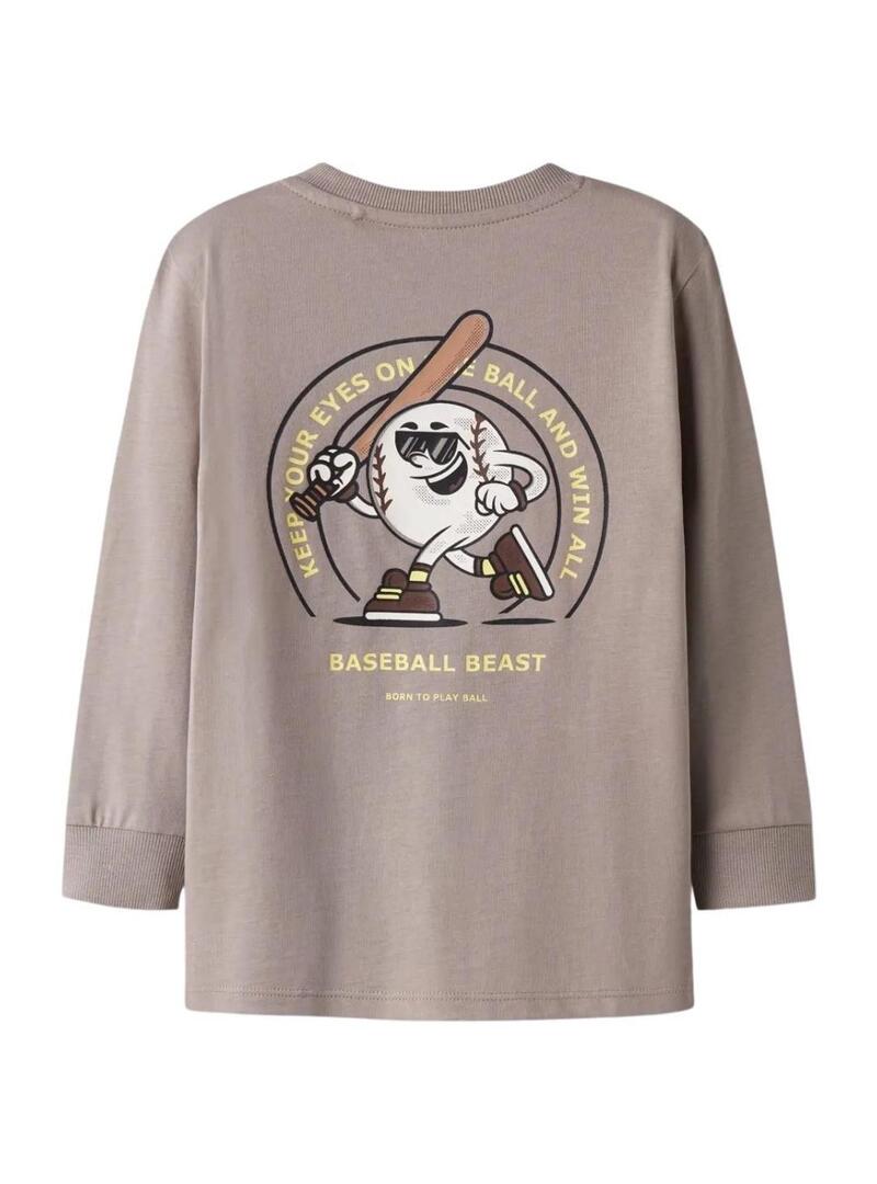 Maglietta Name It Mobay grigio talpa per bambino