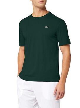 T-Shirt Lacoste Sport Verde Per Uomo