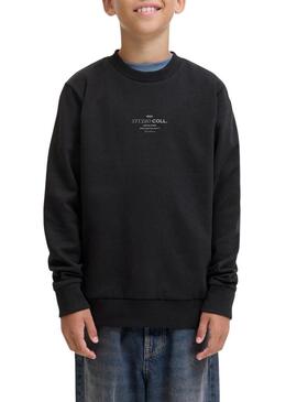 Felpa Jack and Jones Jin nera per bambino