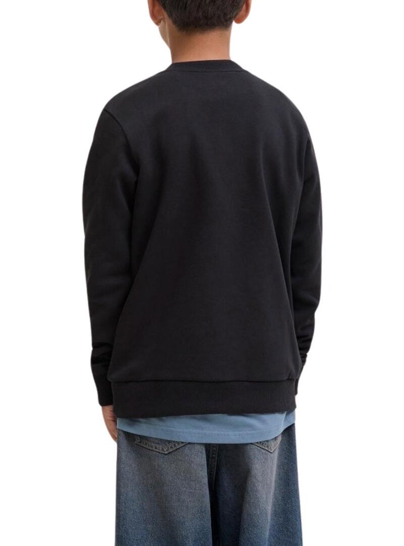 Felpa Jack and Jones Jin nera per bambino