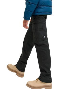 Pantaloni neri per bambino Jack and Jones Kane.