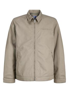 Giacca Jack and Jones Norrebro beige per bambino