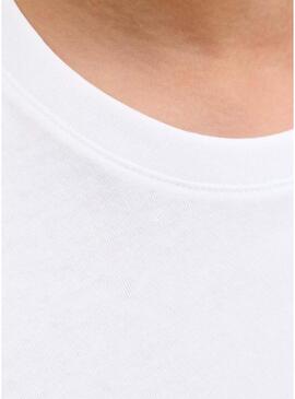 Maglietta Jack and Jones Bleecker bianca per bambino
