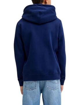 Felpa Jack and Jones Bleecker blu per bambino