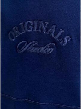 Felpa Jack and Jones Bleecker blu per bambino