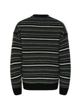 Maglia Only and Sons Roy Relaxed nera per uomo