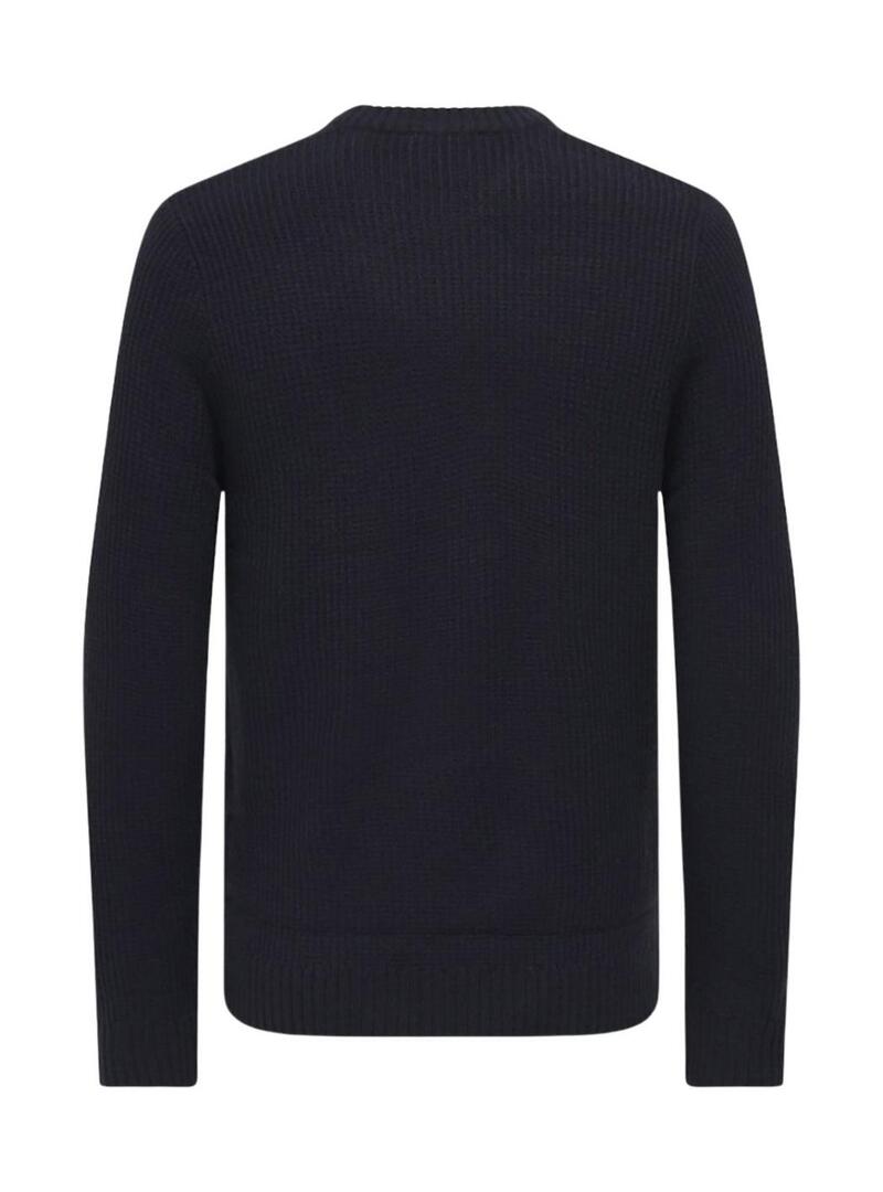 Maglione Only and Sons in color blu scuro per uomo