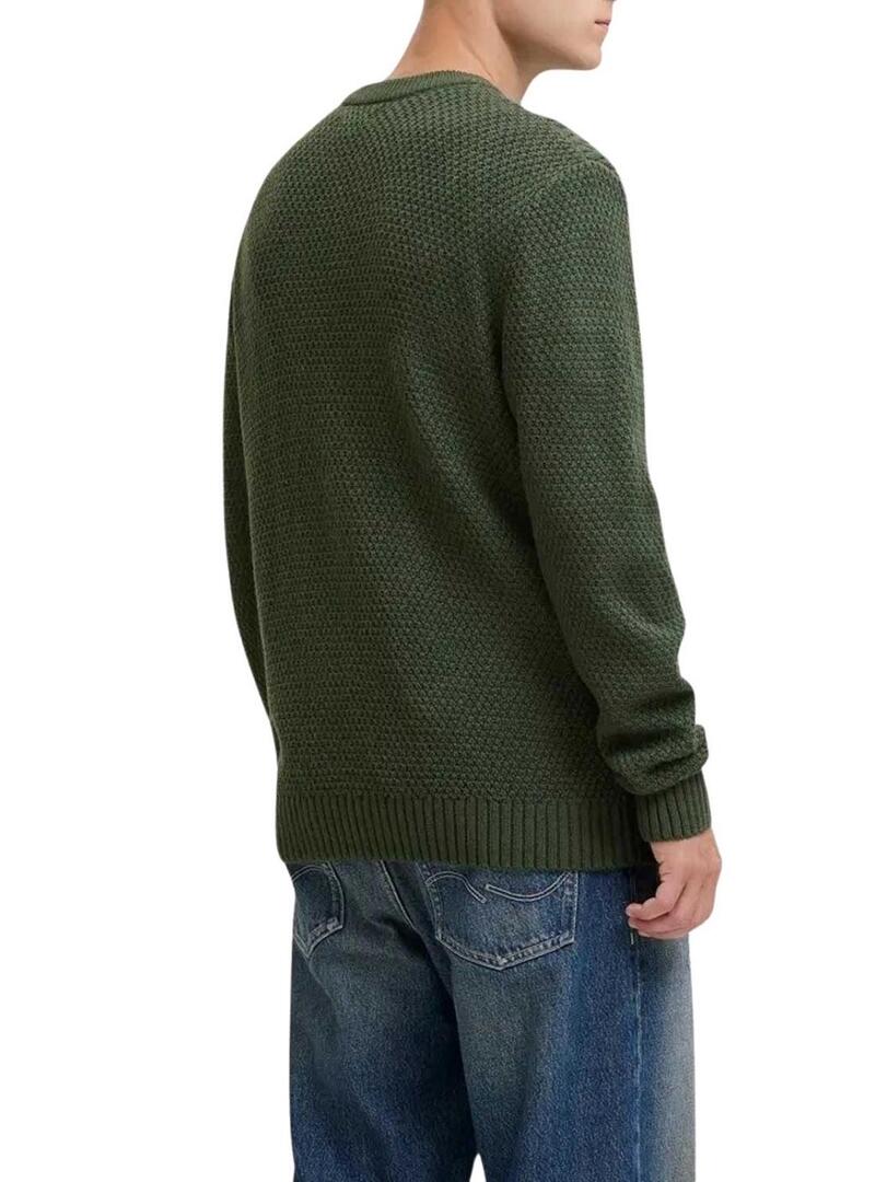 Maglia verde per uomo Jack and Jones Paul