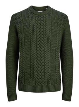 Maglia verde per uomo Jack and Jones Paul