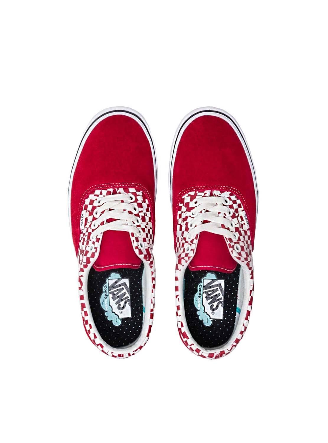 Sneaker Vans ComfyCush Era Check Rosso Uomo