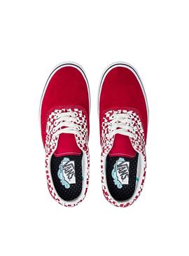 Sneaker Vans ComfyCush Era Check Rosso Uomo