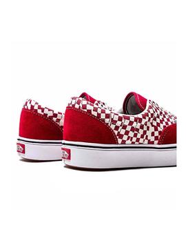 Sneaker Vans ComfyCush Era Check Rosso Uomo