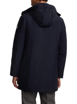 Giubbotto tecnico Parka Silbon Tailoring marino per uomo