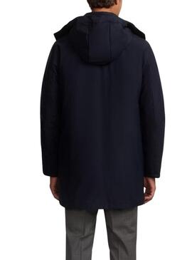 Giubbotto tecnico Parka Silbon Tailoring marino per uomo