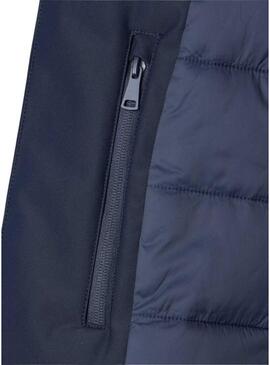 Giubbotto tecnico Parka Silbon Tailoring marino per uomo