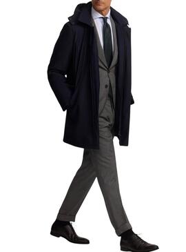 Giubbotto tecnico Parka Silbon Tailoring marino per uomo