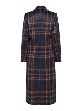 Cappotto Only Coris a quadri stampato per donna